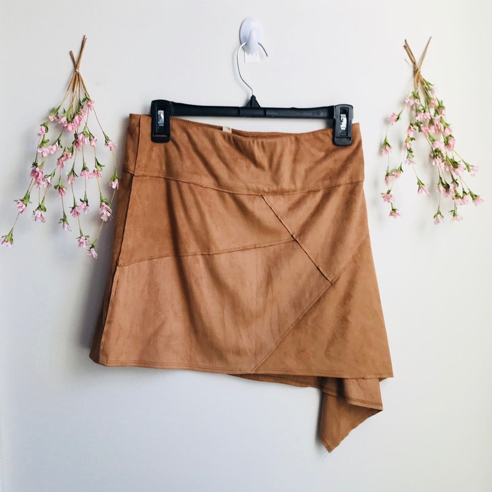 Free People Suede Skirt